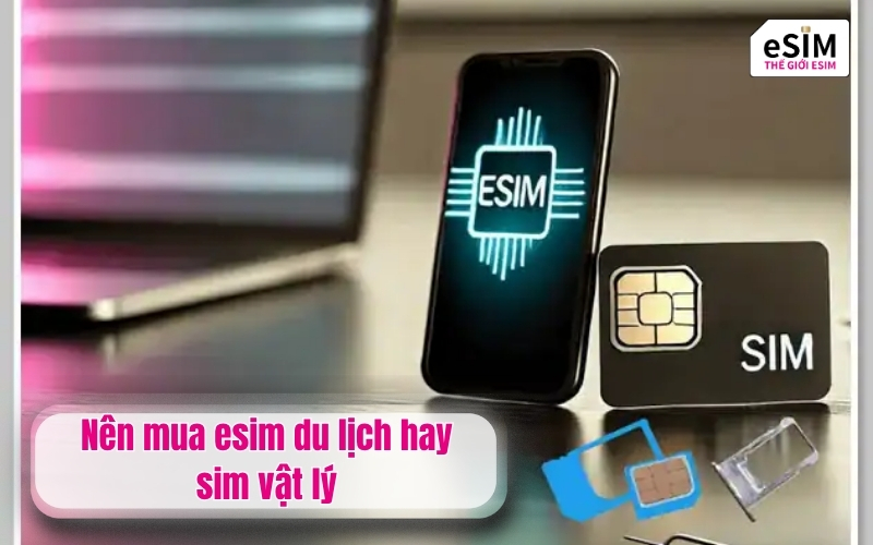 Nên mua esim du lịch hay sim vật lý